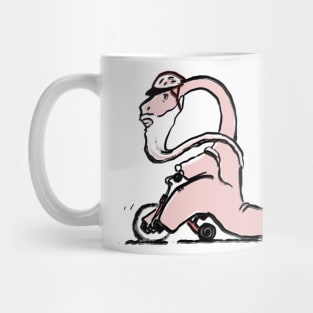 Dino on a trike Mug